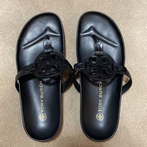 Tory Burch - Miller Cloud Sandal - Black - Size 7.5 - excellent condition